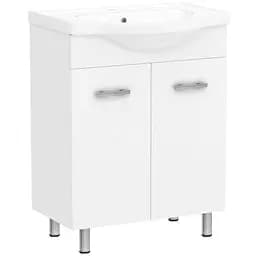 Тумба для підлоги RJ Lotus L з умивальником RJ Lotus RZJ201 65 см Білий RJFU007-0165WHSET(RJFU007-0165WH+RZJ201) Білий