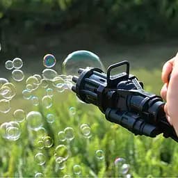 Кулемет для мильних бульбашок Bubble Fun Blaster чорний (1437432953) - мініатюра 6