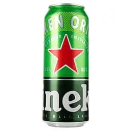 Пиво світле Heineken Original фільтроване пастеризоване 5% 0.5 л (721739)