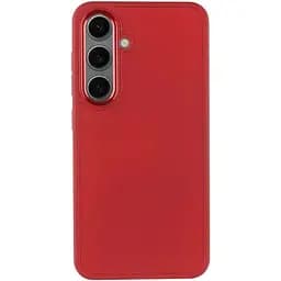 TPU чохол Epik Bonbon Metal Style для Samsung Galaxy S24 / S25 Червоний / Red
