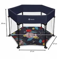 Манеж Lionelo Roel Blue Navy - мініатюра 2