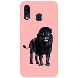 Чохол-накладка Toto Matt TPU 2 mm Print Case Samsung Galaxy A20/A30 #36 Blacklion Pink