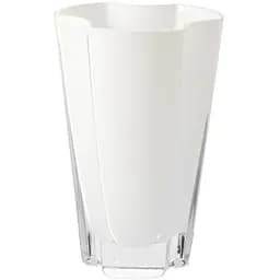 Ваза Krosno Casual белая h22.5 см (926896)