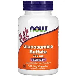 Препарат для суглобів і зв'язок Now Glucosamine Sulfate 750 mg 120 капсул