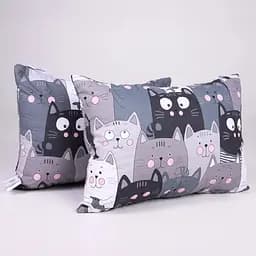 Набор подушек MirSon №0147 Сolor Fun Line Hendri Eco-Soft 2 шт. серый (2200011158488)