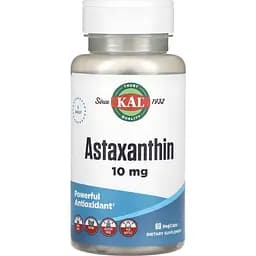 Астаксантин KAL Astaxanthin 10 мг 60 таблеток