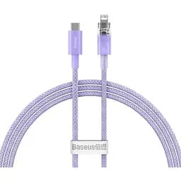 Кабель Baseus Explorer Series Fast Charging Cable with Smart Temperature Control Type-C to iP 20W 1 м Purple
