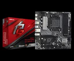 Материнская плата ASRock B550M Phantom Gaming 4 Socket AM4 (B550M PHANTOM GAMING 4)