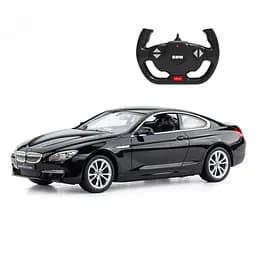 Машинка BMW 6 Series чорний RASTAR модель 1:14 Автомобіль на дистанційному керуванні + пульт