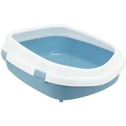 Туалет для кошек Trixie Primo XXL с бортиками сине-белый 56 х 25 х 71 см