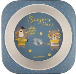 Набір посуду Canpol babies Bonjour Paris, 5 предметів, синій (9/227_blu) - мініатюра 2