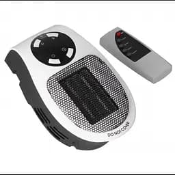 Портативний нагрівач 500W, Portable Heater з пультом і дисплеєм/Настінний електрообігрівач - мініатюра 4