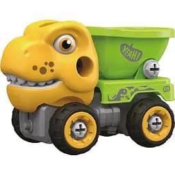 Машинка-конструктор Otamanko Тиранозавр самосвал Желтый/зеленый