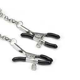 Затискачі для сосків Liebe Seele Glow-in-dark Nipple Clamps Blue