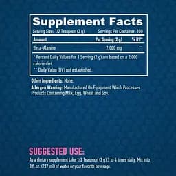 Бета-Аланін Haya Labs Beta-Alanine Sports 200 г - мініатюра 3