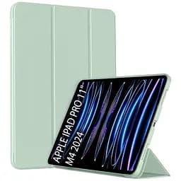 Чохол-книжка BeCover Tri Fold Soft TPU Silicone для Apple iPad Pro 11" M4 2024 Light Green (711747)