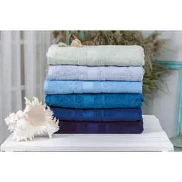 Набір банних рушників №5022 SoftNes Azure, 90х50 см, 6 шт. (2200003180992)