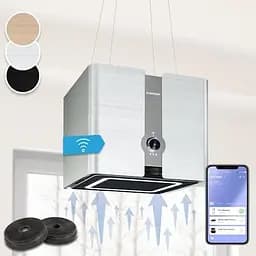 Витяжка Klarstein Futurelight Smart 420 м³/год 200 Вт острівна (10038710) - мініатюра 2