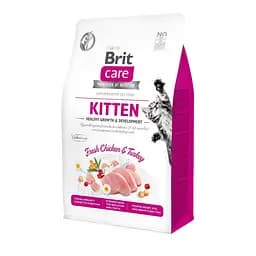 Сухий корм Brit Care Cat GF kitten Hгrowth Developmen 0.4 кг для кошенят для здорового росту та розвитку