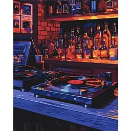 Картина за номерами на підрамнику BrushMe Атмосфера вечора