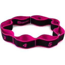 Резинка для фитнеса Hop-Sport с петлями 12-30кг HS-N904GB розовая