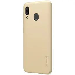 Чохол-накладка Nillkin Super Frosted Shield Case Samsung A30 Gold - мініатюра 3