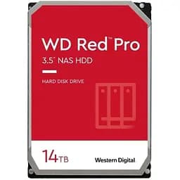 Накопичувач HDD SATA 14.0TB WD Red Pro NAS 7200rpm 512MB (WD142KFGX)