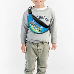 Сумка-бананка детская щенячий патруль"RAW PATROL" 32х15см,через плечо для мальчика (00272)