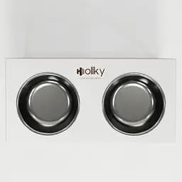 Hollky Base XL40 — миски на підставці для великих собак (2 × 1,8 л, висота 40 см) - мініатюра 4