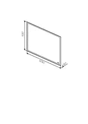 Дзеркало AM.PM Gem 80 см з LED- підсвічуванням (M91AMOX0801WG38) - мініатюра 6