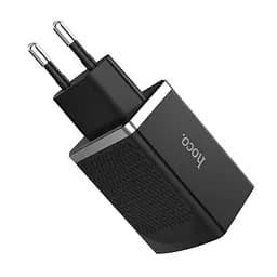 Блок живлення Hoco C43A 2 USB 2.4 А 12W адаптер зарядний чорний