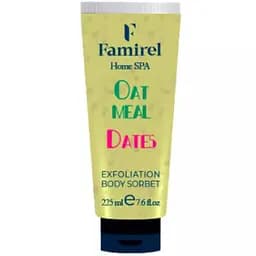 Ексфоліант-сорбет для тіла Famirel Home Spa Вівсянка та фініки 225 мл