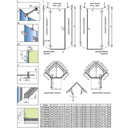 Душові стінки Radaway Essenza Pro PTJ 100x200 безпечне скло, прозоре (10100900-01-01) - мініатюра 5