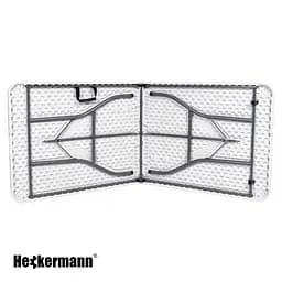 Стіл складаний переносний Heckermann 240х74×74 White (Z240) - мініатюра 8