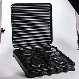 Газова плита настільна Sokany SK-6004-Black 4 конфорки Чорний - мініатюра 9