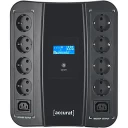 Джерело безперебійного живлення Accurat Flux 850 850VA 510W 165Vac-275Vac - мініатюра 2