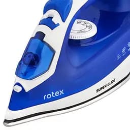 Прасувальна праска ROTEX RIC20-S Super Glide Антипригарне покриття 1600Вт Вертикальне відпарювання Синій/Білий - мініатюра 8