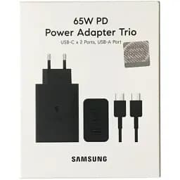 Зарядний пристрій PD Samsung Trio 65 W комплект із кабелем Type-C Type-C