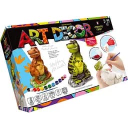 Набір креативної творчості Danko Toys Art Decor ARTD-01 укр, розфарбуй фігурку Динозавр