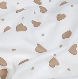 Простирадло на резинці Cosas в дитяче ліжечко BEIGE HEARTS 60х120х12 см (BeigeHearts_120) - мініатюра 5