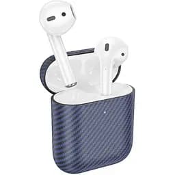 Наушники беспроводные Borofone BW01 Plus carbon TWS синие