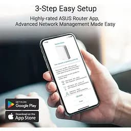 MESH-система ASUS WiFi-Mesh ZenWiFi BT8 BE14000, 1xGE LAN, 1x2.5GE LAN, 1x2.5GE LAN, 1xUSB 3.0, 1мод, білий (90IG0930-MO3B00) - мініатюра 7