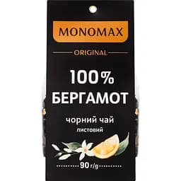 Чай чорний Monomax Original 100% Бергамот 90 г
