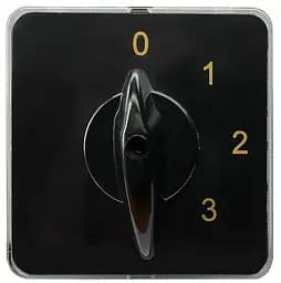 Перемикач пакетний типу ПКП Е9 32А/2.841 (0‑1‑2‑3, вибір фази), АСКО‑УКРЕМ (A0110010035) - мініатюра 2