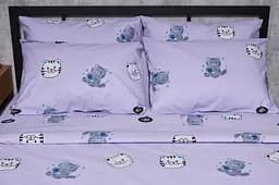 Комплект постільної білизни Moon&Star Бязь Gold Люкс Hello Kitty King Size 220x240 наволочки 2х50х70 - мініатюра 6