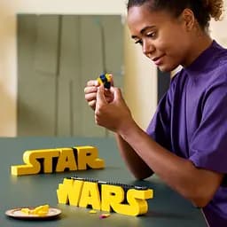 Конструктор LEGO Star Wars Логотип з кубиків «Зоряні війни» 700 деталей (75407) - мініатюра 17