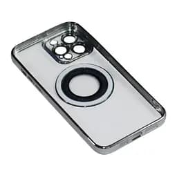 Магнітний чохол XON PhoneCase Magnetic для iPhone 13 Pro Max (PCMC1113400G 68079) Сірий/Прозорий - мініатюра 2
