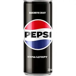 Напій Pepsi Cola Max безалкогольний сильногазований 0.33 л (717415)