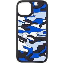 Чехол Epik TPU+PC Army Collection для Apple iPhone 13, 6.1 Синий