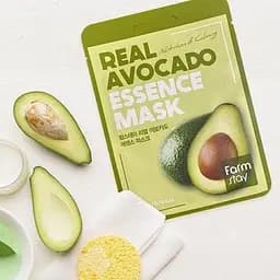 Маска для обличчя FarmStay Real Avocado Essence Mask з авокадо 23 мл - мініатюра 3